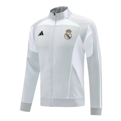 Real Madrid Home Training Jacket 2025/26 - Gray