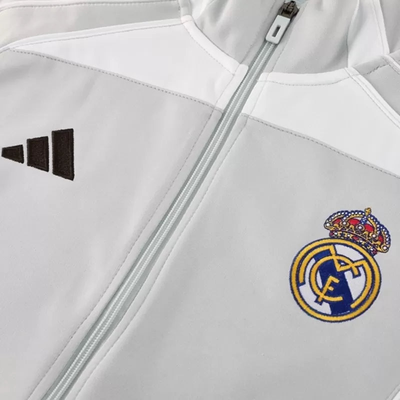 Real Madrid Home Training Jacket 2025/26 - Gray