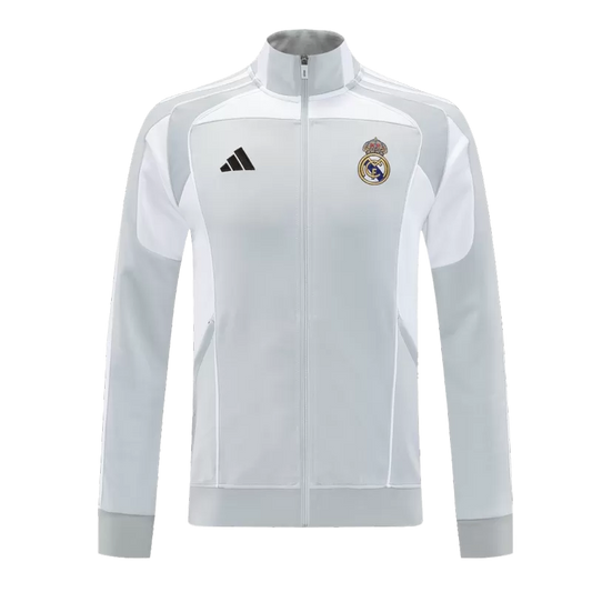Real Madrid Home Training Jacket 2025/26 - Gray
