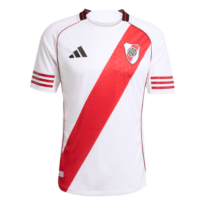 Player Version River Plate Home Soccer Jersey 2025/26 - Slim Fit Top Soccer Jerseys Store