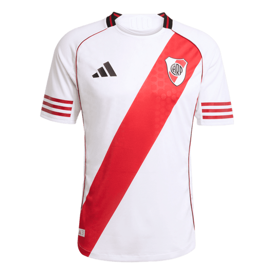 Player Version River Plate Home Soccer Jersey 2025/26 - Slim Fit Top Soccer Jerseys Store