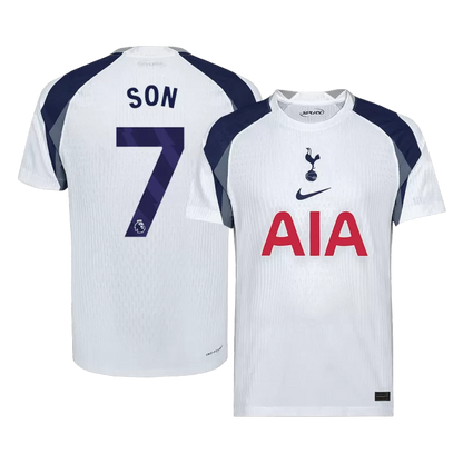 SON #7 Player Version Tottenham Hotspur Home Soccer Jersey 2025/26
