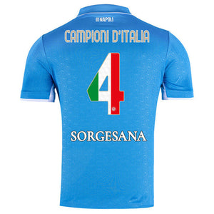 Player Verison SSC Napoli 2024/25 Campioni d’Italia Home Match Shirt