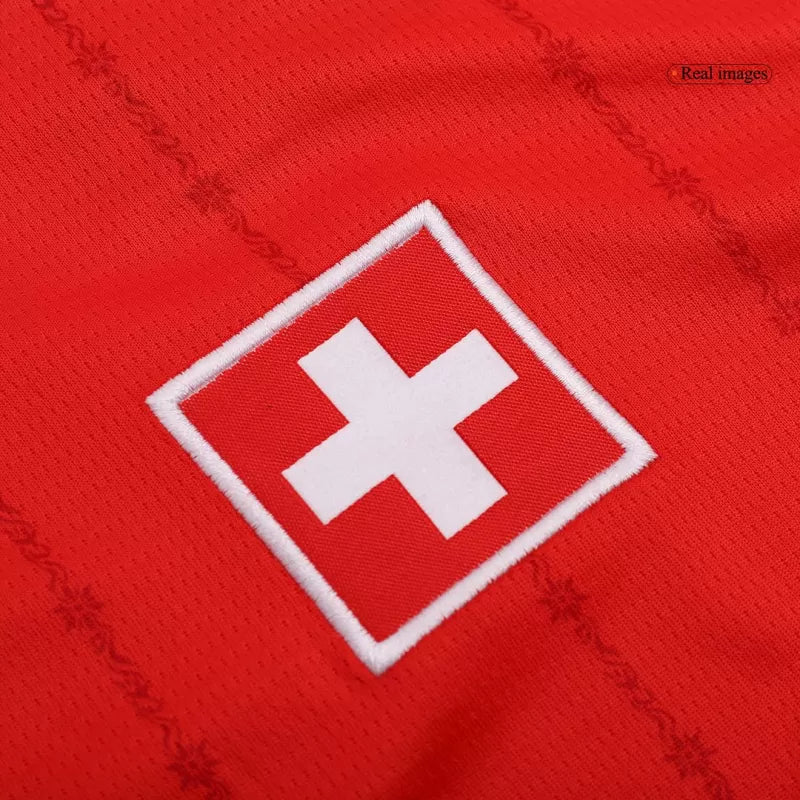 Switzerland Home Soccer Jersey Euro 2024 topsoccerjerseys.com