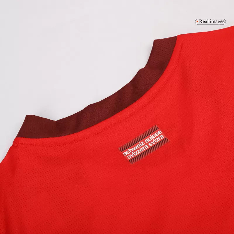 Switzerland Home Soccer Jersey Euro 2024 topsoccerjerseys.com