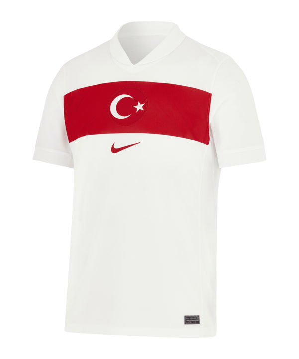Turkey Home EM 2024 Soccer Jersey white red F100 topsoccerjerseys.com