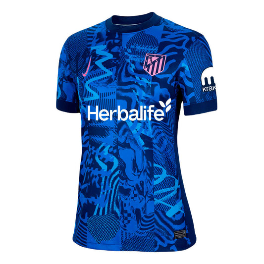 Women's Atletico Madrid Third Away Soccer Jersey 2025/26 Go Game Wear