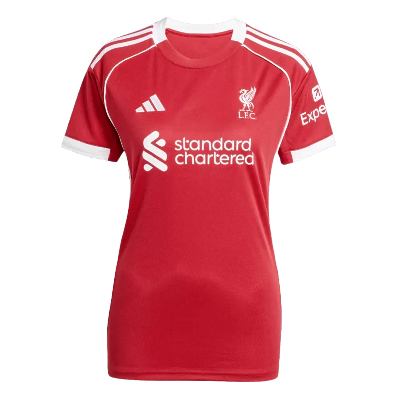 Women's Liverpool Home Soccer Jersey 2025/26