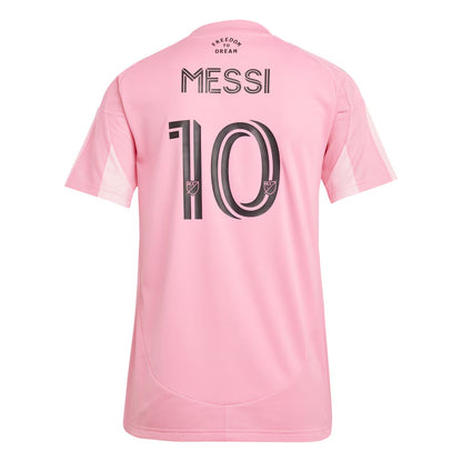 Women's Messi #10 Inter Miami CF Home Soccer Jersey 2025 Go Game Wear
