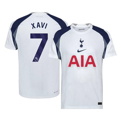 XAVI #7 Player Version Tottenham Hotspur Home Soccer Jersey 2025/26
