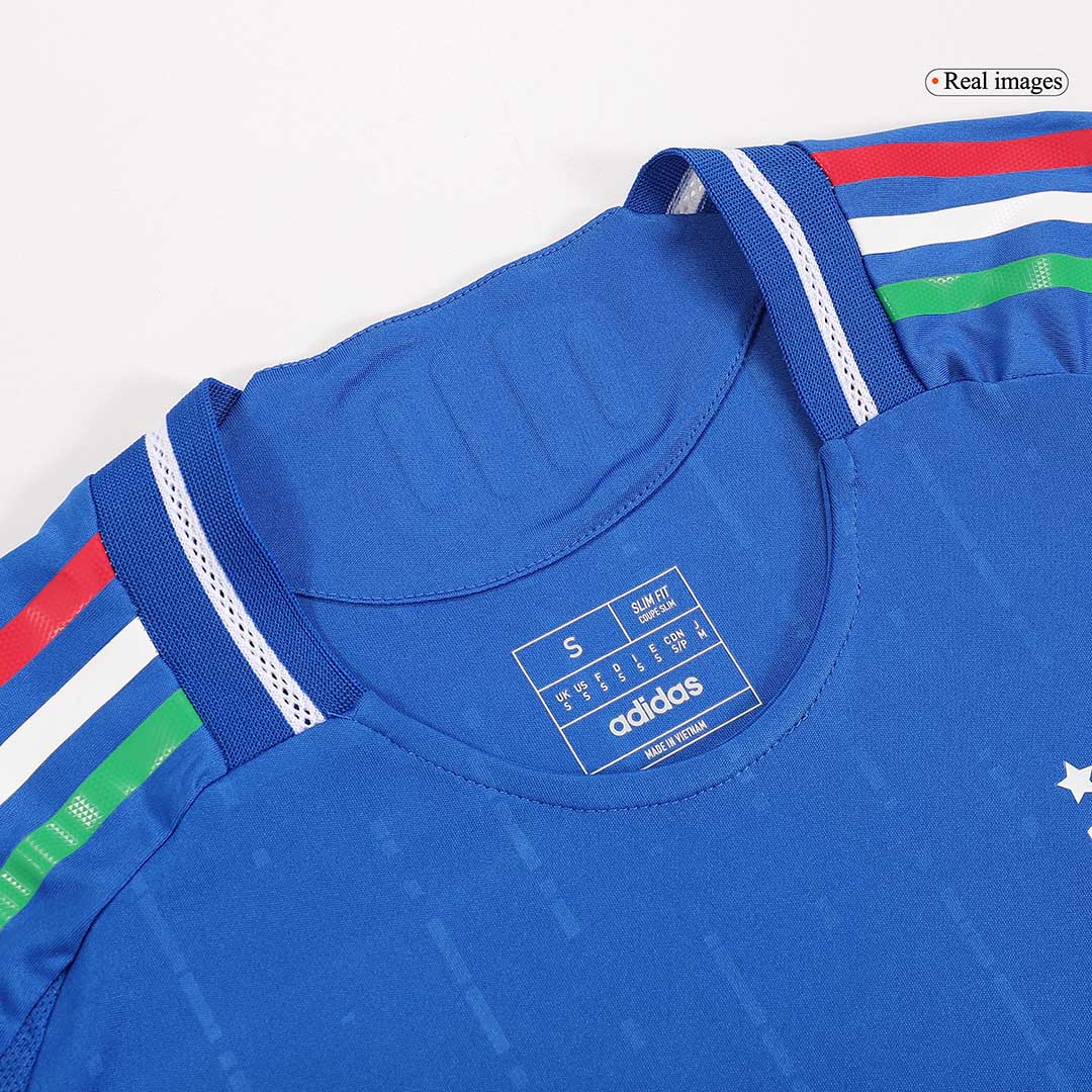 Player Version CHIESA #14 Italy Home  Soccer Jersey Euro 2024 Top Soccer Jerseys Store