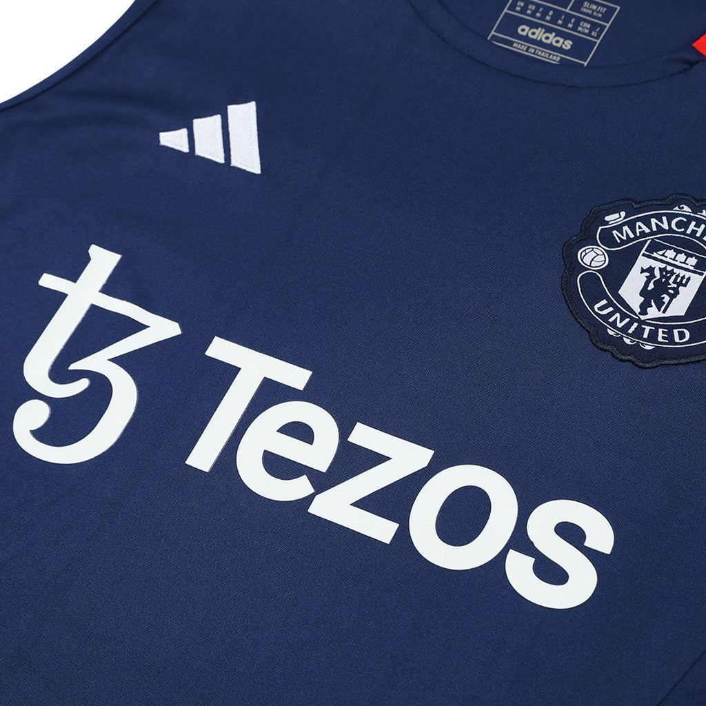 Manchester United Pre-Match  Soccer Jersey Vest Kit(Jersey+Shorts) 2024/25 Top Soccer Jerseys Store