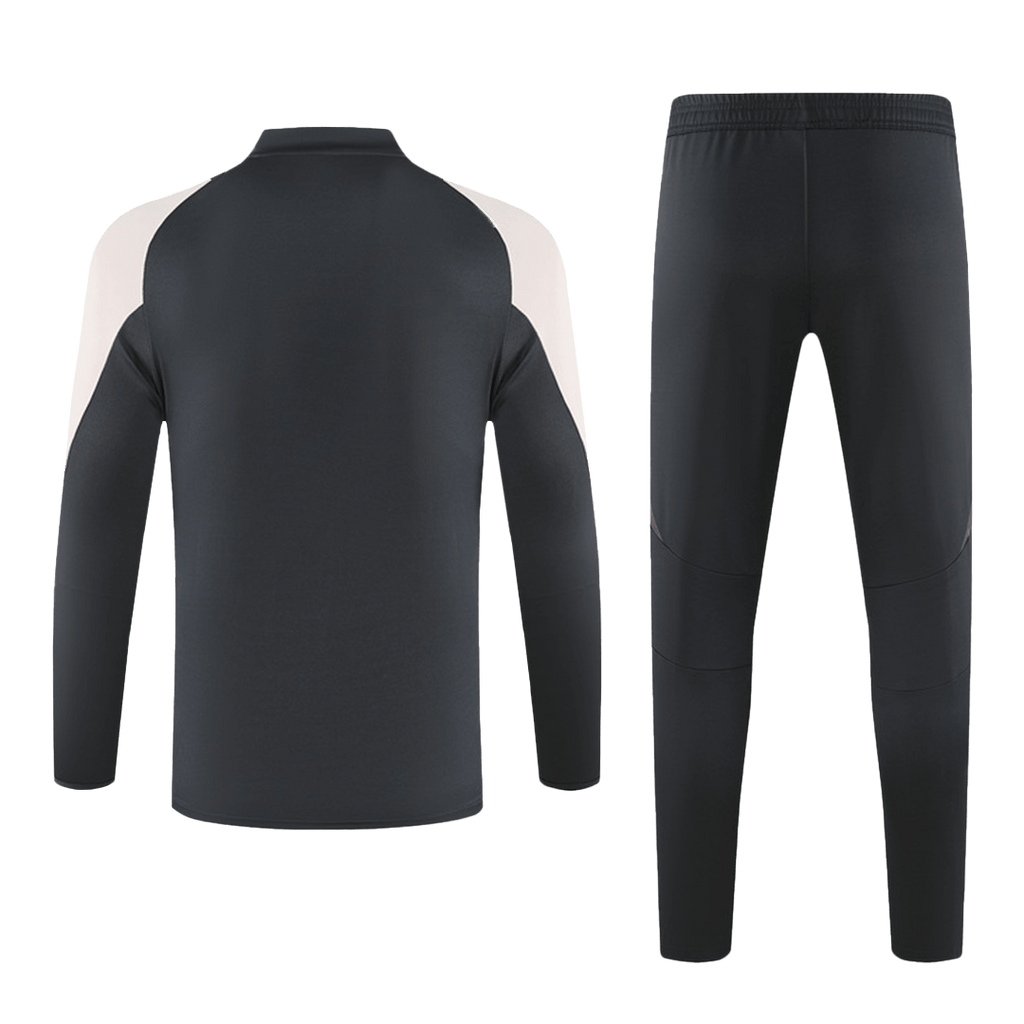 Kid's Real Madrid Zipper Sweatshirt Kit(Top+Pants) 2024/25 Top Soccer Jerseys Store
