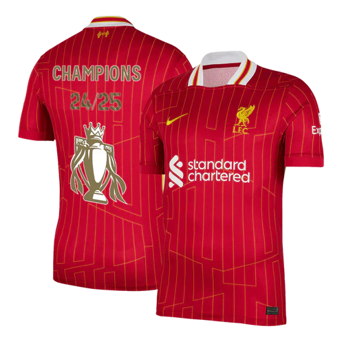 Liverpool FC Home Soccer Jersey 2024/25 | Premier League Champions Go Soccer World Shop