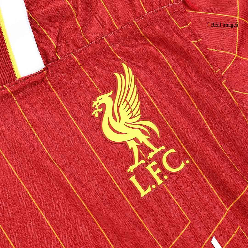 Player Version M.SALAH #11 Liverpool Home  Soccer Jersey 2024/25 Top Soccer Jerseys Store