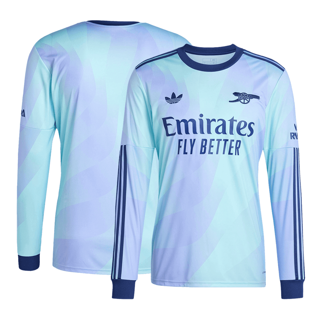 Arsenal Third Away Long Sleeve  Soccer Jersey 2024/25 Top Soccer Jerseys Store