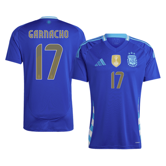 GARNACHO #17 Argentina Away  Soccer Jersey 2024 Top Soccer Jerseys Store