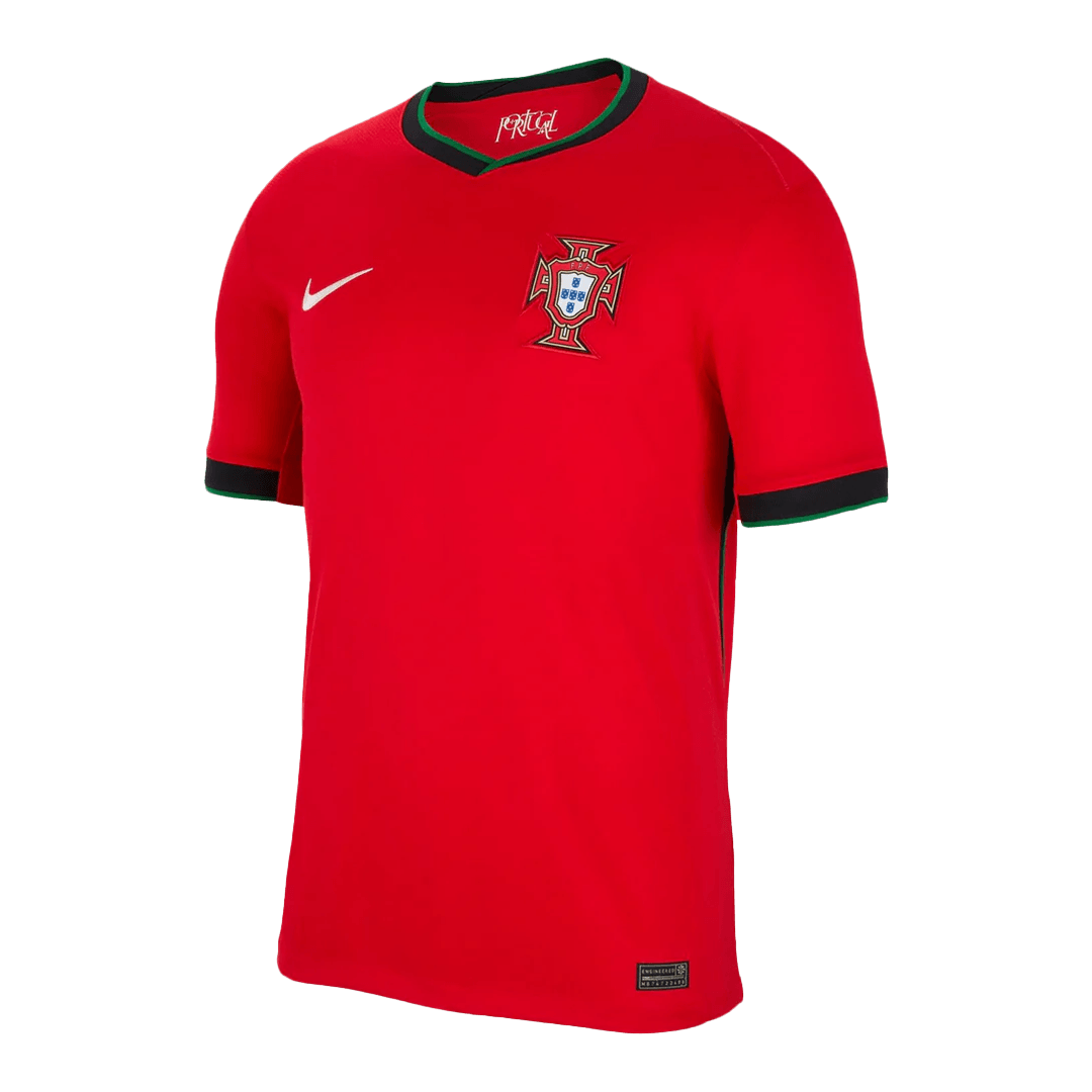 [Super Quailty] Men's Portugal Home Jersey Full Kit Euro 2024 Go Game Wear