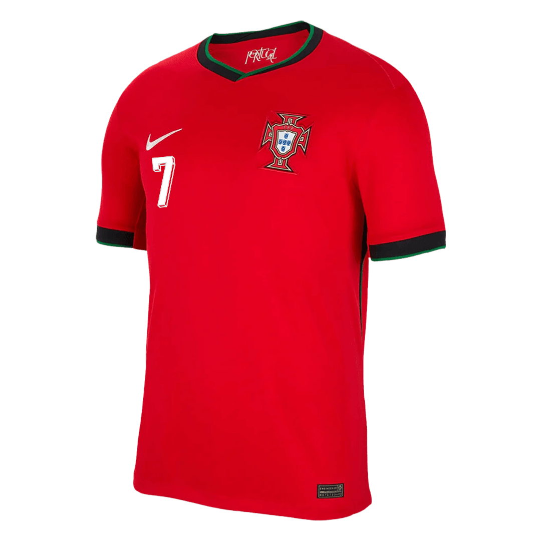[Super Quality] Men's Portugal RONALDO #7 Home Soccer Jersey Euro 2024 Go Game Wear
