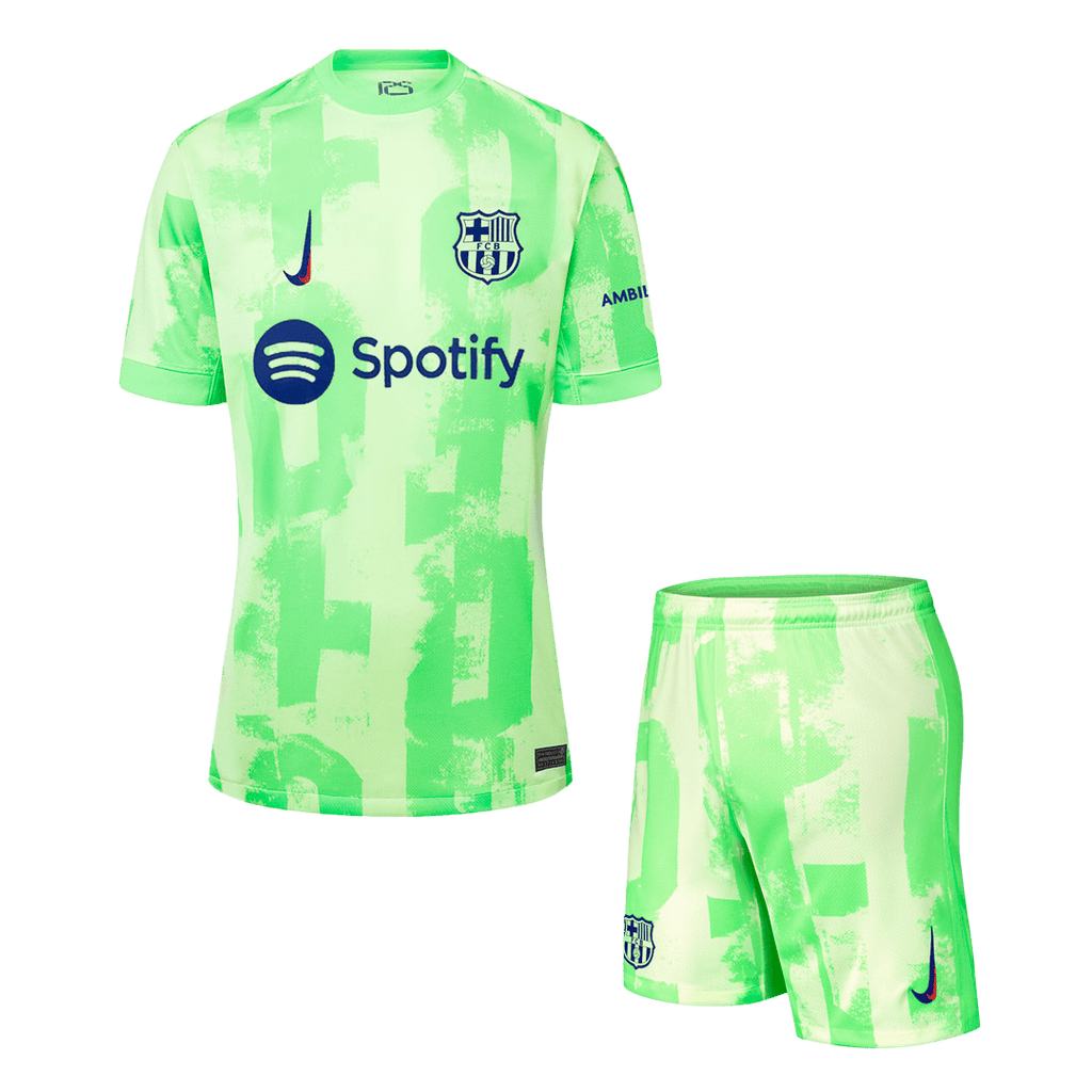 Barcelona Third Away  Soccer Jersey Kit(Jersey+Shorts) 2024/25 Top Soccer Jerseys Store