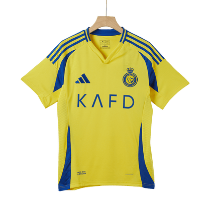 Al Nassr Home  Soccer Jersey Kit(Jersey+Shorts+Socks) 2024/25 Top Soccer Jerseys Store
