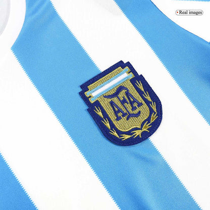 Argentina Home Retro Soccer Jersey 1986