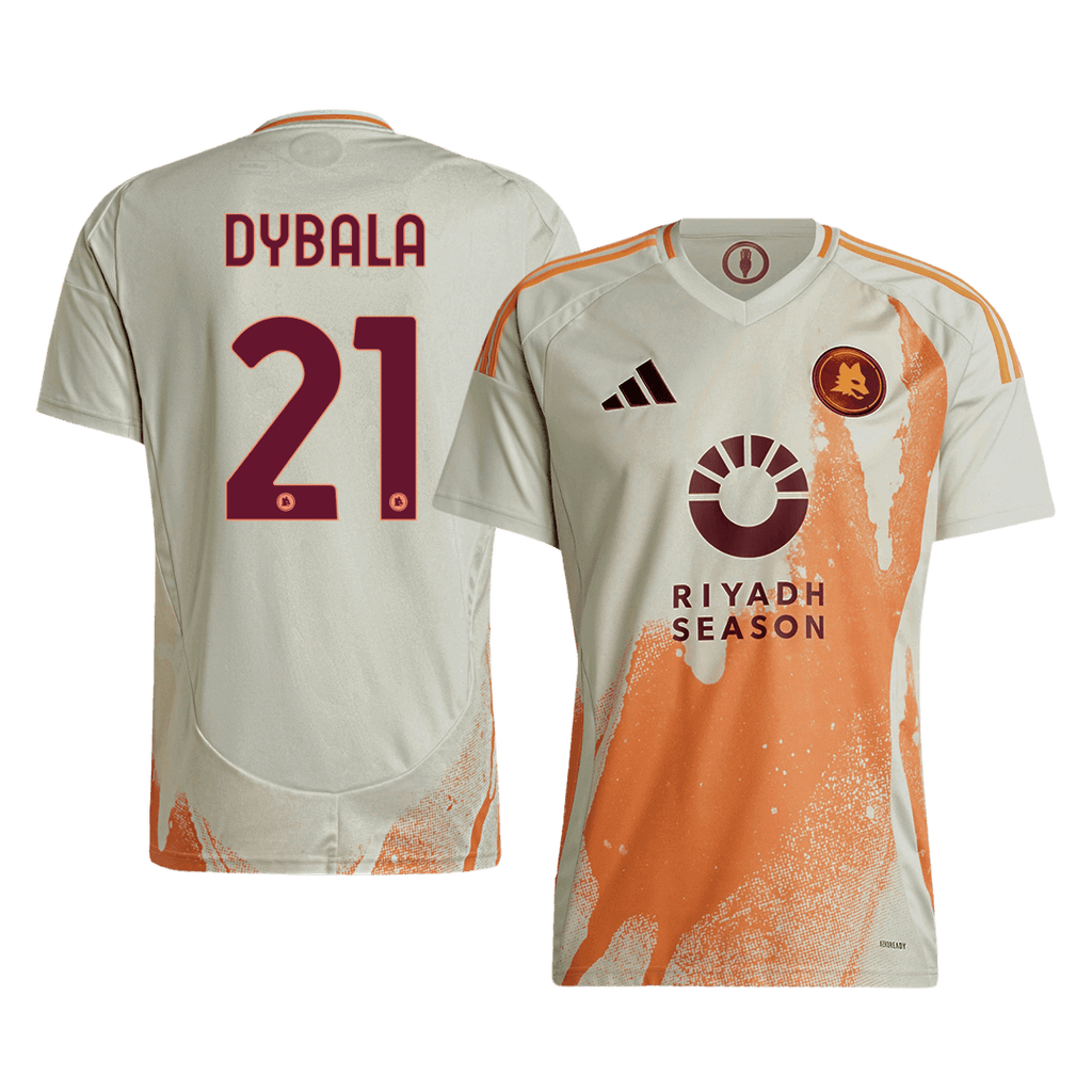 DYBALA #21 Roma Away  Soccer Jersey 2024/25 Top Soccer Jerseys Store