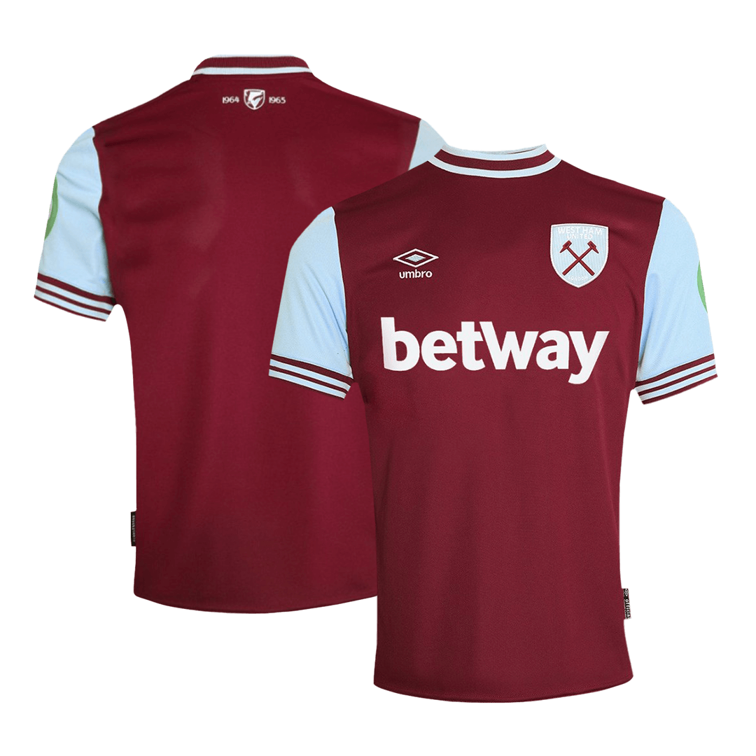 West Ham United Home  Soccer Jersey 2024/25 Top Soccer Jerseys Store