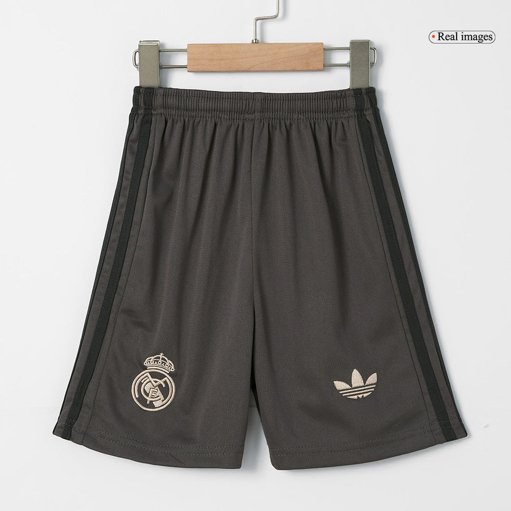 Kid's Real Madrid Third Away  Soccer Jersey Kit(Jersey+Shorts) 2024/25 Top Soccer Jerseys Store