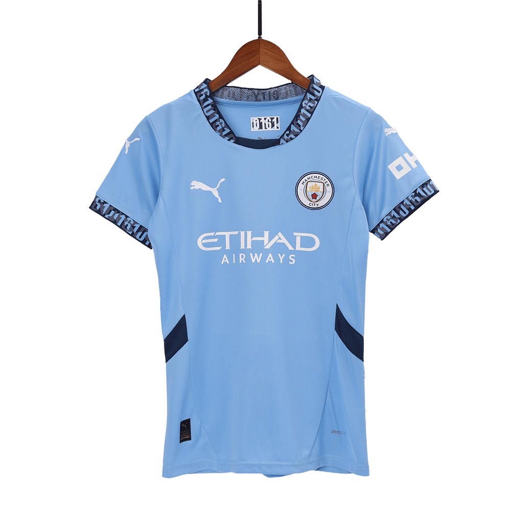 Women's Manchester City Home  Soccer Jersey 2024/25 Top Soccer Jerseys Store