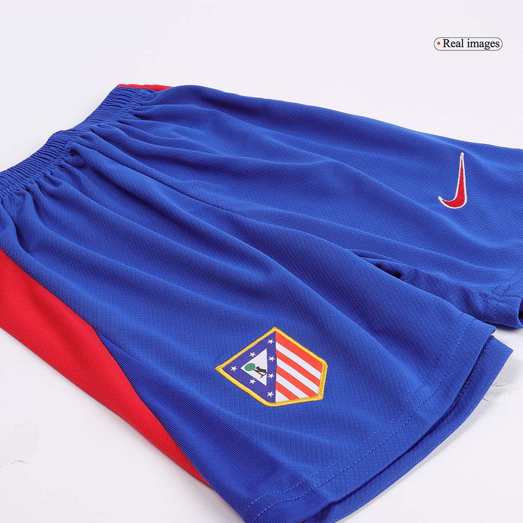 Kid's Atletico Madrid Home  Soccer Jersey Kit(Jersey+Shorts+Socks) 2024/25 Top Soccer Jerseys Store