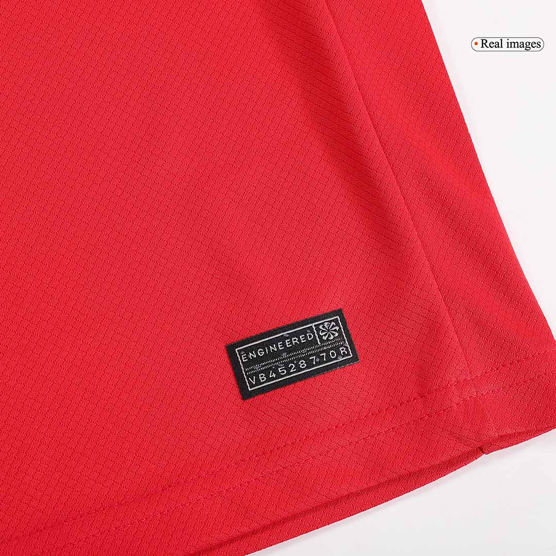 Kid's Portugal Home Jerseys Kit(Jersey+Shorts) Euro 2024 Go Game Wear