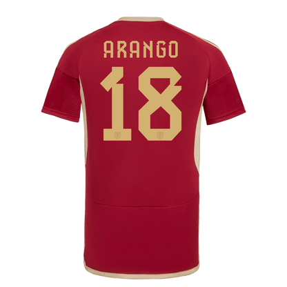 Men's Venezuela ARANGO #18 Home Soccer Jersey Copa América 2024 topsoccerjerseys.com