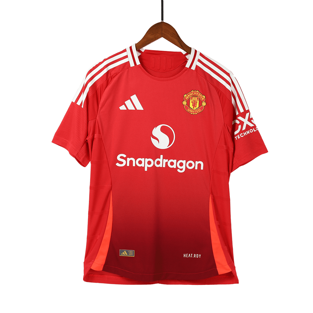 Player Version Manchester United Home  Soccer Jersey Kit(Jersey+Shorts+Socks) 2024/25 Top Soccer Jerseys Store
