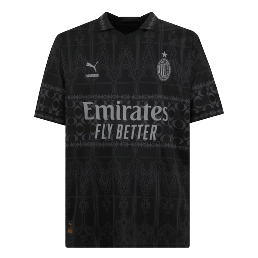 AC Milan X Pleasures Fourth Away  Soccer Jersey 2023/24 Top Soccer Jerseys Store