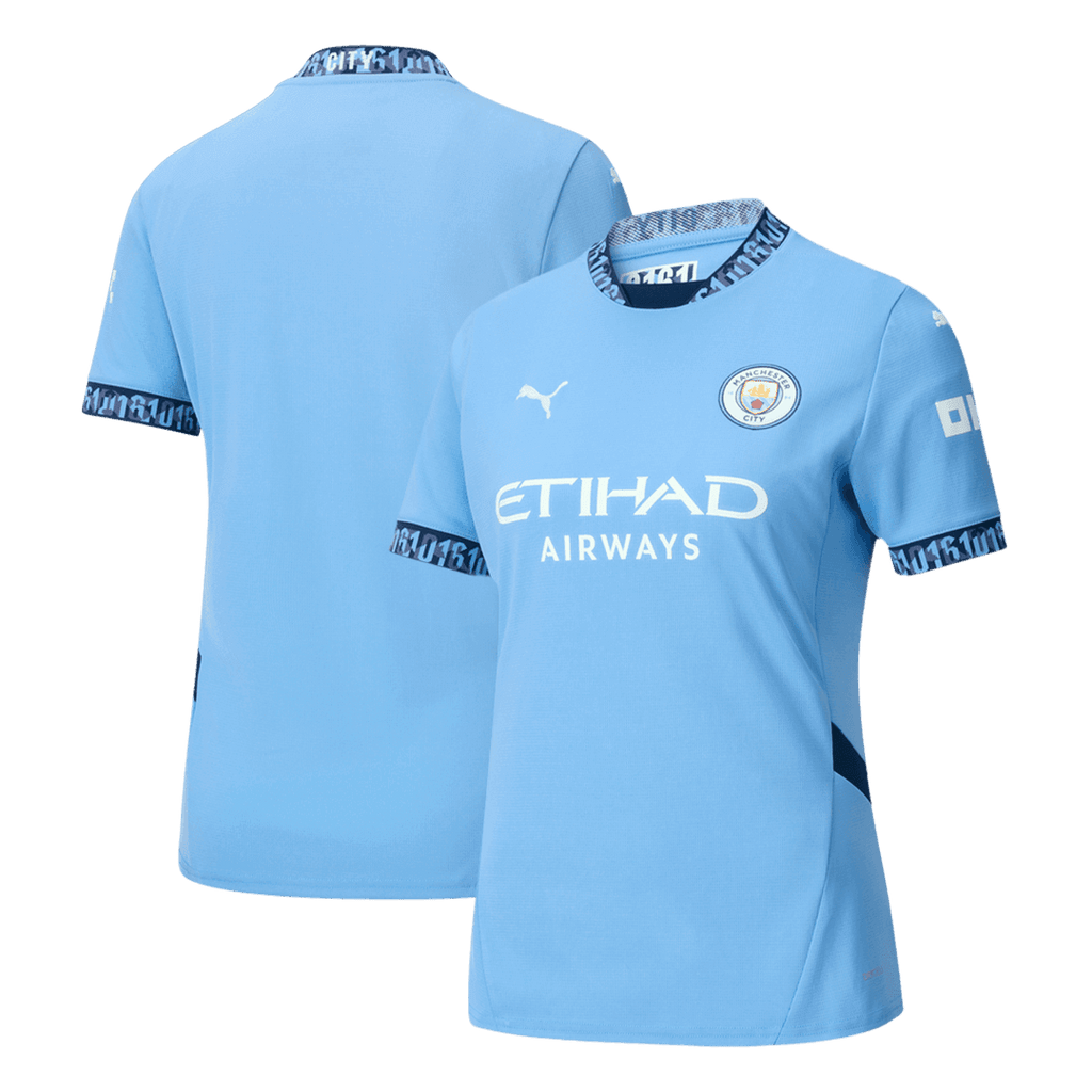 Women's Manchester City Home  Soccer Jersey 2024/25 Top Soccer Jerseys Store