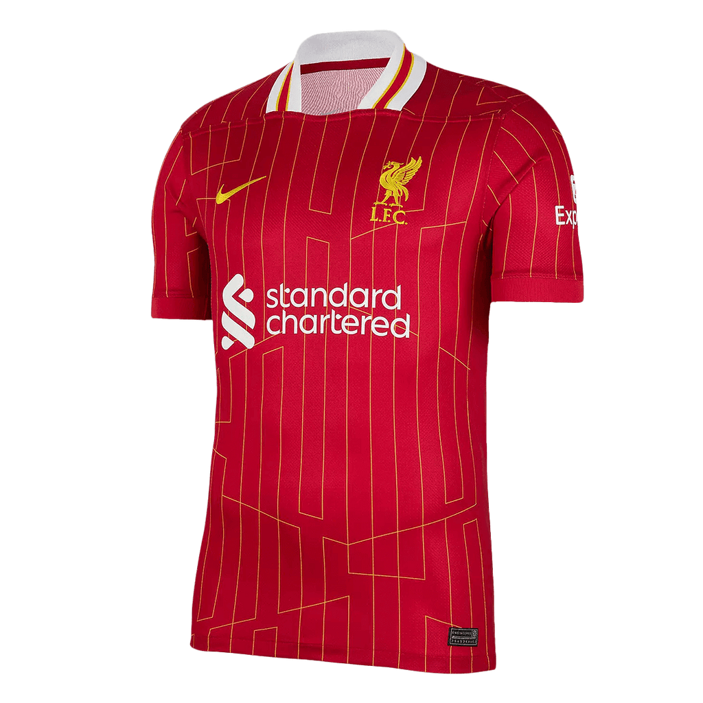 Luis Díaz #7 Liverpool Home  Soccer Jersey 2024/25 Top Soccer Jerseys Store