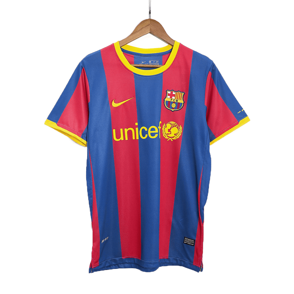 Retro DAVID VILLA #7 2010/11 Barcelona Home  Soccer Jersey Top Soccer Jerseys Store