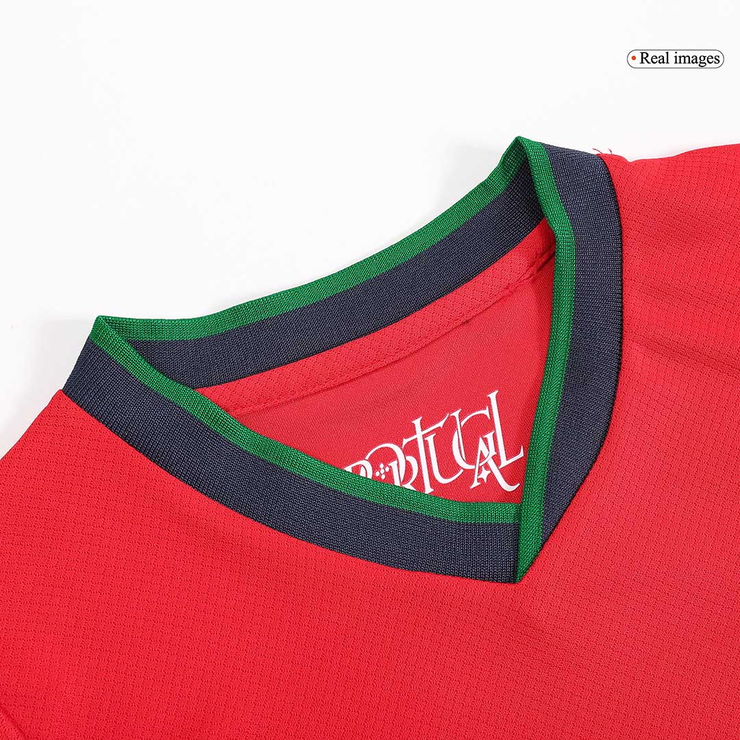 Kid's Portugal Home Jerseys Full Kit Euro 2024 Go Game Wear