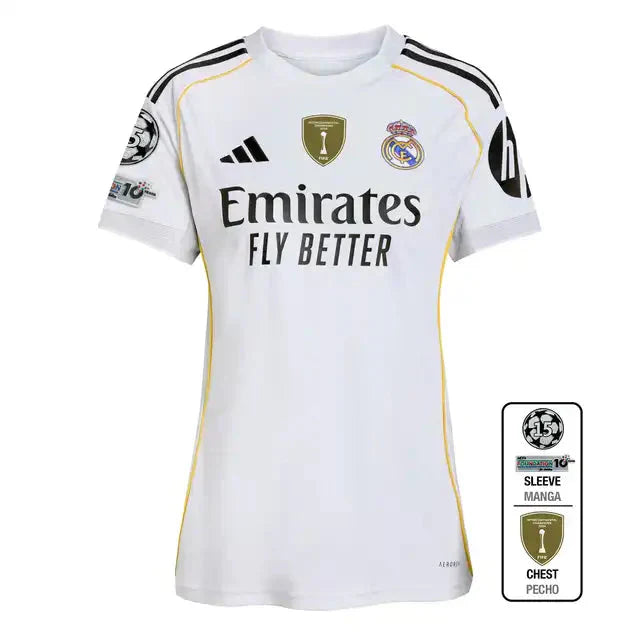 Women's Real Madrid Third Home Soccer Jersey 2025/26 Go Game Wear